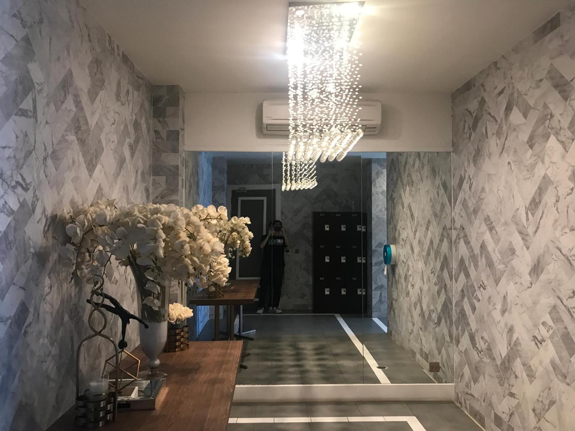 Grand Florida芭提雅带免费游泳池温泉和健身房和办公区水上花园公寓e208 Nacsomtien Kültér fotó