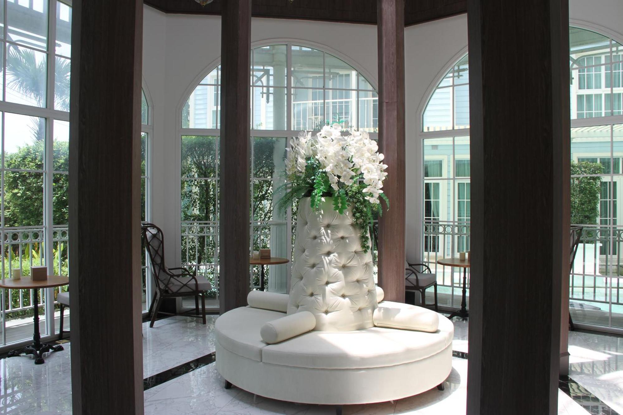 Grand Florida芭提雅带免费游泳池温泉和健身房和办公区水上花园公寓e208 Nacsomtien Kültér fotó